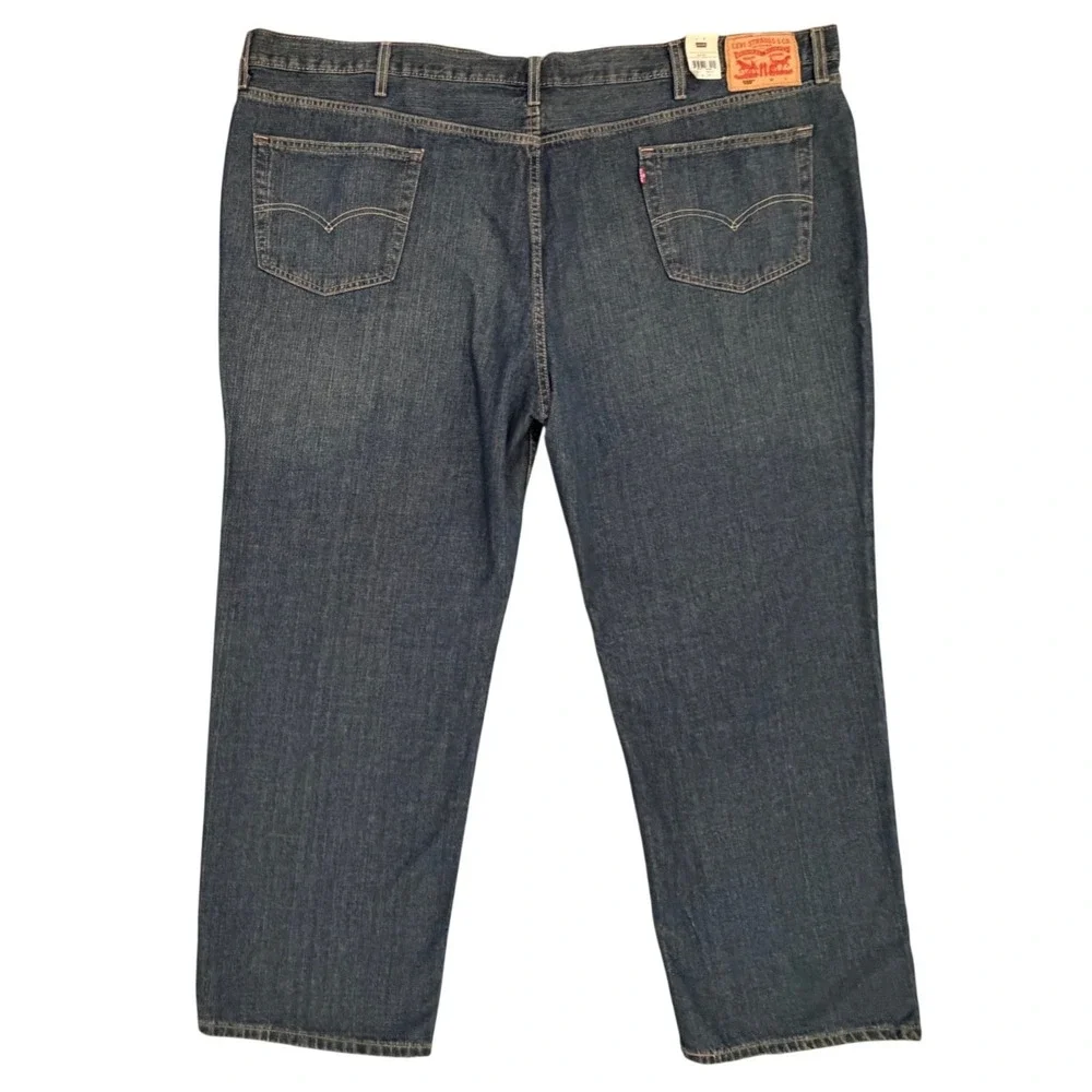 Levi's 559 Relaxed Straight Jeans Mens 54 x 32 Blue Big & Tall Denim **NEW**